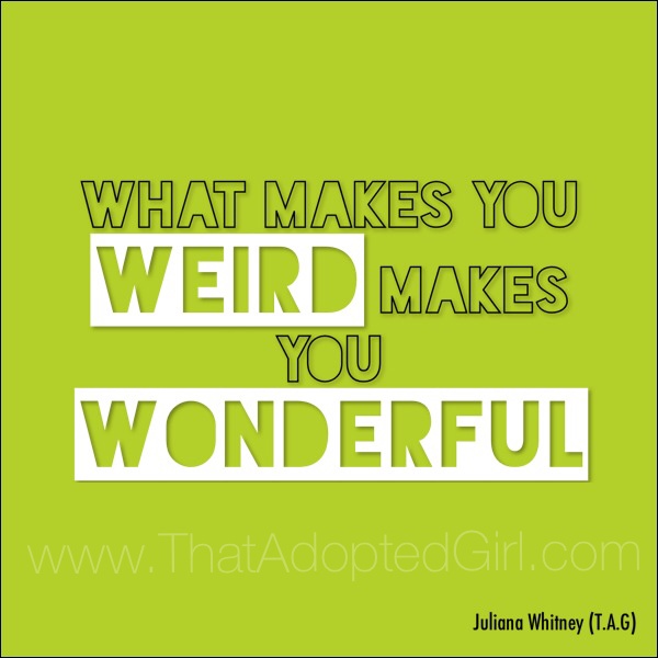 what makes you weird